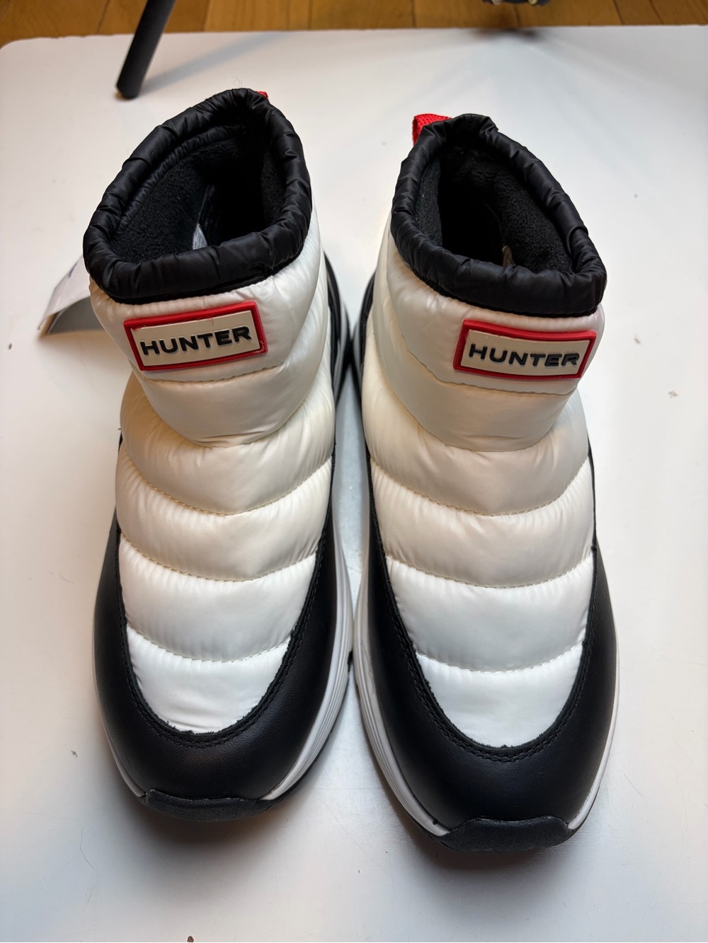 Hunter Hwanne Insulated Short Snow Boots Waterproof sz 8 - Picture 2 of 8